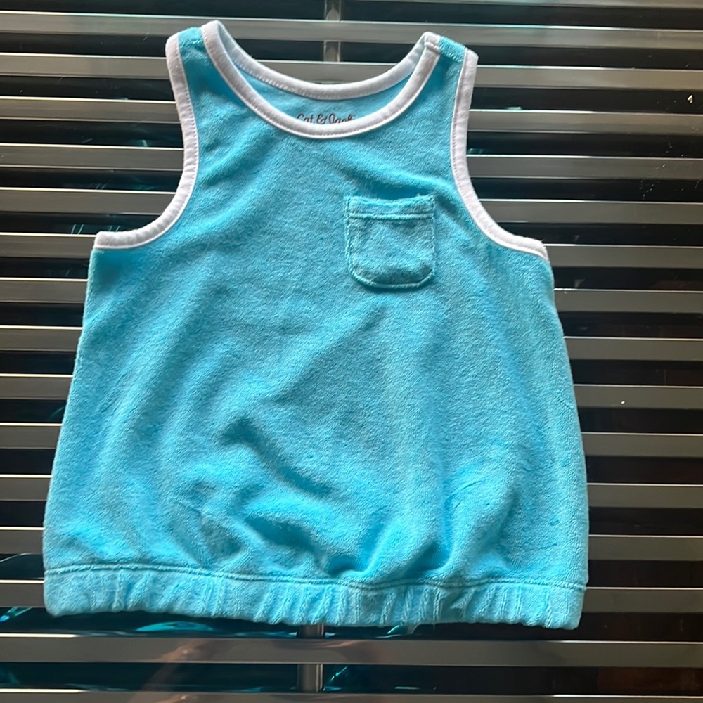 NWOT Terrycloth Toddler Tank